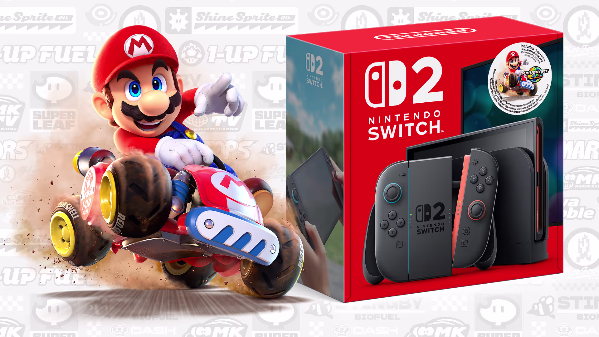 Nintendo Switch 2 Bundle Mario Kart image